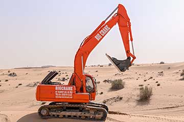 Excavator Rental in Dubai, UAE